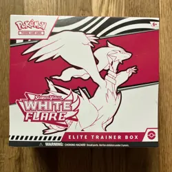Pokemon TCG: Scarlet & Violet - WHITE FLARE Elite Trainer Box FACTORY SEALED ETB - Image 1