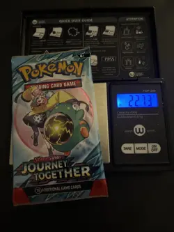 Heavy! Over 22.73 Gram Pokemon Journey Together Booster Pack Sealed - Image 1