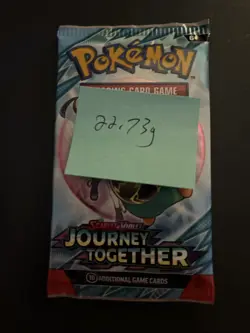 Heavy! Over 22.73 Gram Pokemon Journey Together Booster Pack Sealed - Image 4