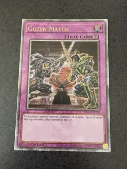 Yugioh GOZEN MATCH QUARTER CENTURY Secret Rare RA04-EN134 LP - Image 1