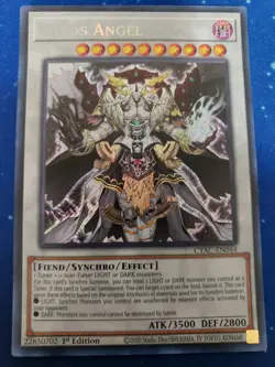 Yugioh Chaos Angel CYAC-EN044 1st Edition Secret Rare - Image 1