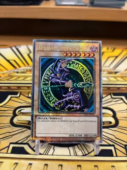 Yugioh Dunkler Magier TN23-DE001 Quarter Century Secret Rare - Image 1