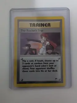 The Rockets Trap Trainer Holo Card 19/132 Gym Heroes Set - Image 1