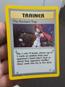 The Rockets Trap Trainer Holo Card 19/132 Gym Heroes Set - Image 2