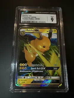 Raichu GX 20/68 - Hidden Fates - Ultra Rare Holo Pokemon Card 2019 - Image 1