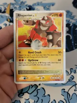 Rhyperior LV.X 145/146 Legends Awakened Holo NM-LP Pokemon Card - Image 1