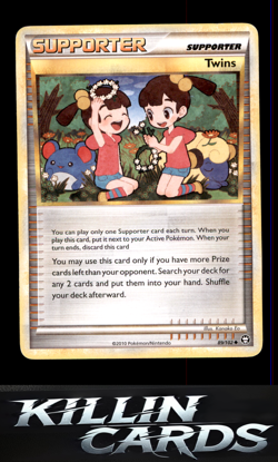 Twins 89/102 Pokemon Uncommon Triumphant Card LP - Image 1