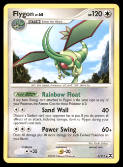Flygon 5/111 Rising Rivals Regular Non Holo Pokemon Card Moderately Played MP - Image 1