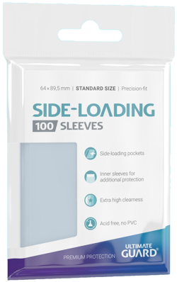 100 Ultimate Guard Precise Fit Side Loading Standard Size Card Sleeves Inner - Image 1