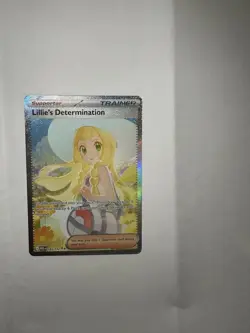 Lillie’s Determination Pokemon Card SIR 184/132 Mega Evolutions English - Image 2