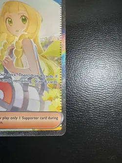 Lillie’s Determination Pokemon Card SIR 184/132 Mega Evolutions English - Image 3