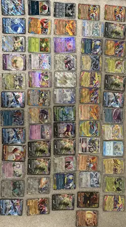 Pokemon Bulk Lot 60 Mix of Masterball/Pokeballs/Ex/VStar and V Cards - Image 2