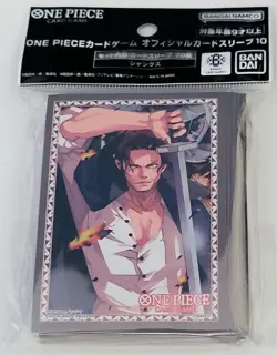 70 Officially Licensed One Piece Shanks Card Sleeves Bandai Japan tcg Game - Image 1