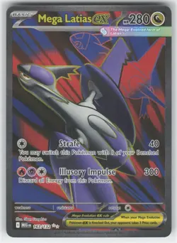 Mega Latias EX #163/132 ME01 Mega Evolution Ultra Rare Holo Pokemon TCG Card - Image 1
