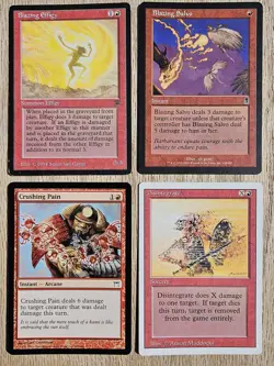 MTG - (x15) "Direct Damage" Red cards. Various sets/conditions. - Image 1