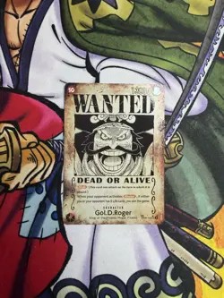 Gol D Roger OP09-118 SEC SP ENGLISH ONE PIECE Card Wanted Carrying on His Will - Image 1