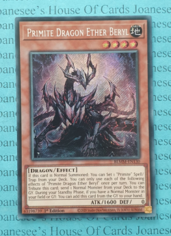 BLMM-EN130 Primite Dragon Ether Beryl Secret Rare Yu-Gi-Oh Card 1st New - Image 1