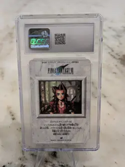 1996 Carddass Final Fantasy VII (7) Aerith Prism Card #3 CGC 9.5 Mint+ - Image 2
