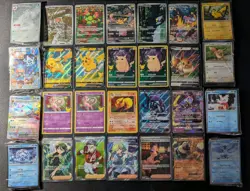 Pokemon 28 Card Lot: 20 NM/LP Cards + 8 Sealed Promos From 2025 Holiday Calendar - Image 1