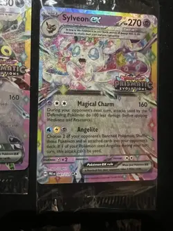 Prismatic Evolutions Surprise Box Sealed Stamp Ex Promo Cards 9/9 Complete Set - Image 3