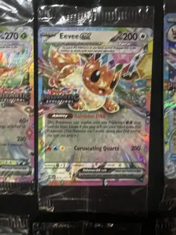 Prismatic Evolutions Surprise Box Sealed Stamp Ex Promo Cards 9/9 Complete Set - Image 4