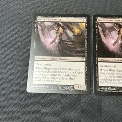 Bitterheart Witch Magic The Gathering Mtg Innistrad Card 2 - Image 2
