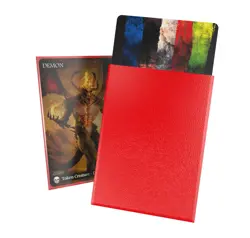 100 ULTIMATE GUARD CORTEX RED MATTE STANDARD SIZE Card SLEEVES Deck Protector - Image 2