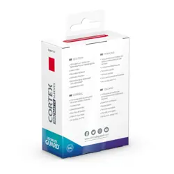 100 ULTIMATE GUARD CORTEX RED MATTE STANDARD SIZE Card SLEEVES Deck Protector - Image 3