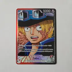 One Piece TCG OP13-004 Sabo Alt Art Leader AA Card Game CCG English - Image 1