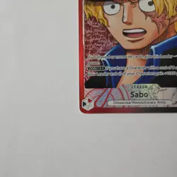 One Piece TCG OP13-004 Sabo Alt Art Leader AA Card Game CCG English - Image 2