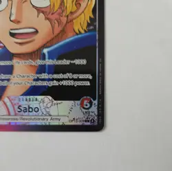 One Piece TCG OP13-004 Sabo Alt Art Leader AA Card Game CCG English - Image 5