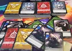 Riftbound League Of Legends Card Game 200+ Rune & Token Card Bulk Lot - Image 3