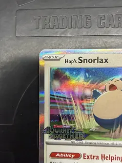 Hop's Snorlax - 184 (Prerelease) [Staff] 184 Sv: Scarlet & Violet Promo Card LP - Image 2