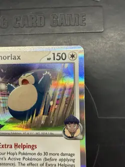 Hop's Snorlax - 184 (Prerelease) [Staff] 184 Sv: Scarlet & Violet Promo Card LP - Image 3