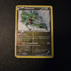 Pokemon Rayquaza XY64 Black Star Promo Cosmos Holo Card - Image 1