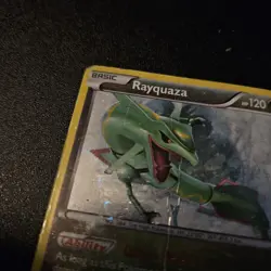 Pokemon Rayquaza XY64 Black Star Promo Cosmos Holo Card - Image 2