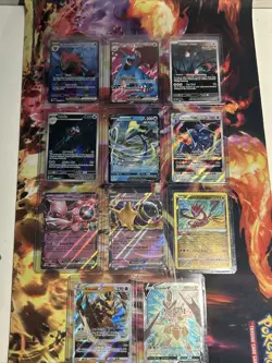 Pokemon- TCG Trading Card Lot (11) EX, Vstar, V, Full Art, Radiant NM-LP - Image 1
