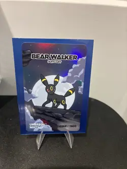 Bear Walker Umbreon Card Limited Edition 965/1600 Pokemon Center - Image 1