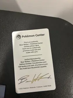 Bear Walker Umbreon Card Limited Edition 965/1600 Pokemon Center - Image 3