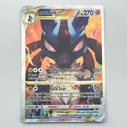 Lucario VSTAR SWSH291 Sword & Shield Full Art Black Star Promo Pokemon Card MT - Image 1