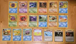Pokemon 1st Edition Fossil / Team Rocket Lot Of 32 Cards Commons / Uncommons NM - Image 2