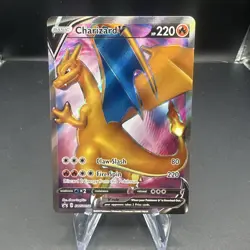 Pokemon Card TCG Charizard V SWSH050 Black Star Promo Champion's Path ETB - Image 1