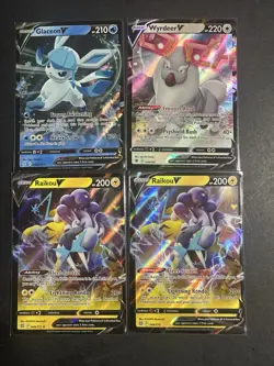 Pokemon TCG Mixed V Lot Lot 41 Total Cards NM Condition - Image 3