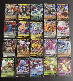 Pokemon TCG Sword And Shield Mixed V Lot 20 Total Cards NM Condition - Image 1