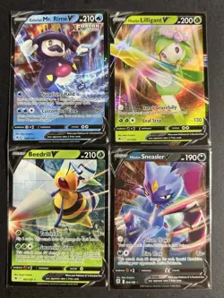 Pokemon TCG Sword And Shield Mixed V Lot 20 Total Cards NM Condition - Image 4