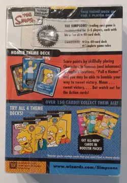 The Simpsons Trading Card Game Homer Theme Deck NEW - Image 2
