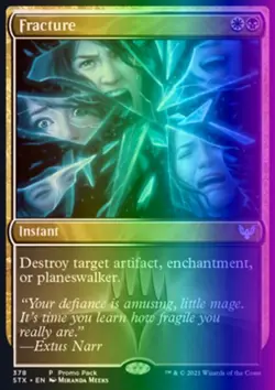 MTG Magic the Gathering Fracture (378/447) Strixhaven School of Mages LP FOIL - Image 1