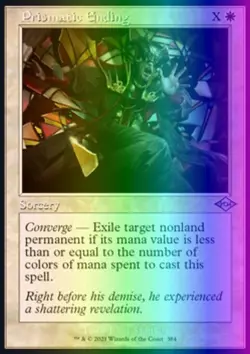 MTG Magic the Gathering Prismatic Ending (384/765) Modern Horizons 2 LP FOIL - Image 1