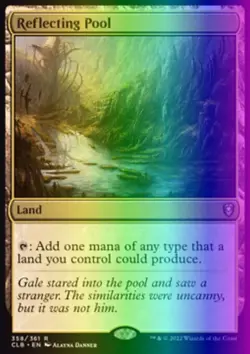 Reflecting Pool (358/1080) Commander Legends Battle for Baldur's Gate NM FOIL - Image 1