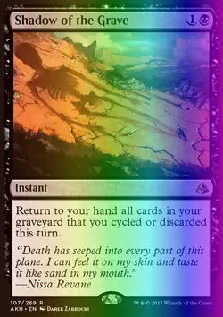 MTG Magic the Gathering Shadow of the Grave (107/347) Amonkhet LP FOIL - Image 1